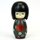Kokeshi Hanafubuki, Blütensturm, 13 cm