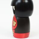 Kokeshi Koujitsu (Ein herrlicher Tag) rot, 13 cm hoch