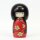 Kokeshi Koujitsu (Ein herrlicher Tag) rot, 13 cm hoch