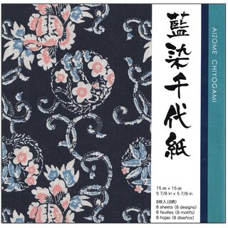 Aizome Washi 15 cm