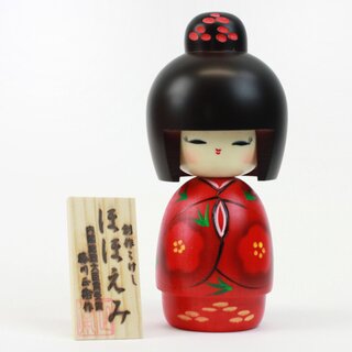 Kokeshi Hohoemi (L�cheln), 15 cm hoch