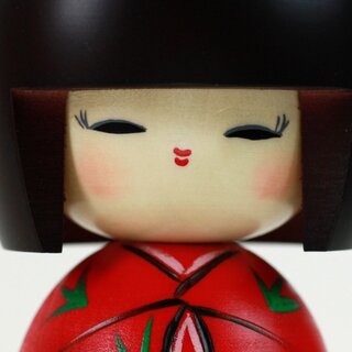 Kokeshi Hohoemi (L�cheln), 15 cm hoch