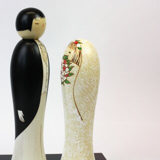 Kokeshi Brautpaar