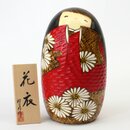 Kokeshi Hanagoromo rot, 17 cm