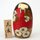 Kokeshi Hanagoromo rot, 17 cm