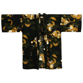 Happi Drache mit Kiefer schwarz, 105 lang