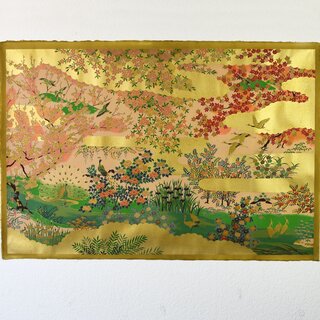 Washi Bildbogen Shiki gold 63 x 95 cm