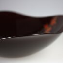 Lackschale Kaga Shunjyu 24 x 24 cm, Tamari-Lackierung, handbemalt