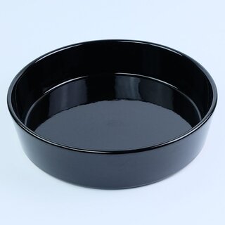 Ikebanaschale 31 cm, Basisschale schwarz