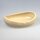 Ikebanaschale Mame oval, beige 25 x 16 cm