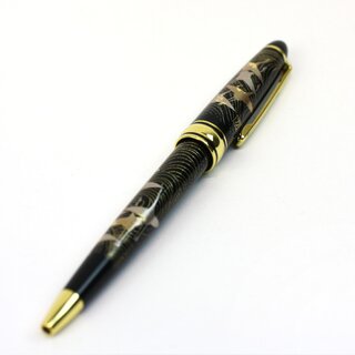 Stiftebox mit Kugelschreiber Kranichschwarm