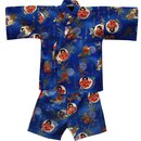 Kinder-Jimbei Warabe blau Gr. 85-95