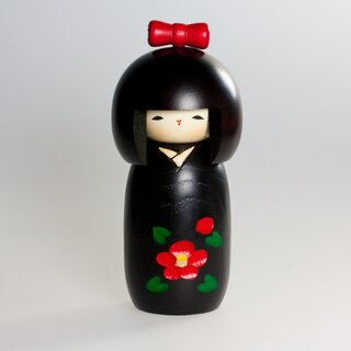 Kokeshi Tsubaki-ko (Kamelienm�dchen) 14,5 cm