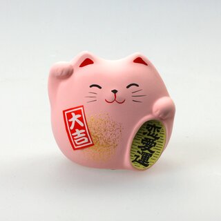 Feng-Shui Manekineko pink, f�r Gl�ck in der Liebe