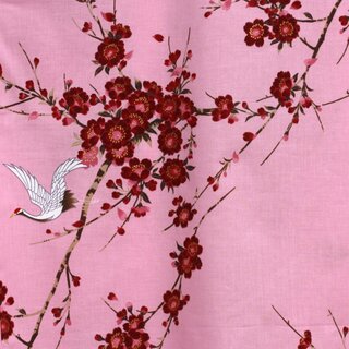 Happi Kirschbl�te pink, 88 cm lang, Kimonojacke