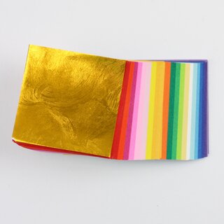 KOMA Origamipapier uni, 21 Farben 5 cm, 251 Blatt