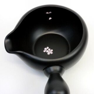 Yuzamashi - Abkühlschale Kirschblüten schwarz