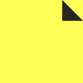 Double Color Origami schwarz-gelb