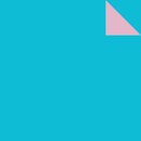 Double Color Origami hellblau-rosa