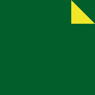 Double Color Origami grün-gelb