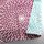 Furoshiki Kiku (Chrysantheme) 104 cm weinrot/emerald