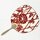 Blattfächer Uchiwa Trichterwinde Spalier rot, 37,5 x 24 cm