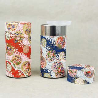 Teedosen Set Marubana rot+blau, fr 2 x 175g Teebltter