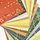 Washi Samekomon Golddruck 15 cm, durchgefärbt