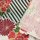 Furoshiki Retroflower rostrot-gelb 100 cm