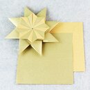 Strukturpapier Inakusa antik-gold 15 cm, 20 Blatt