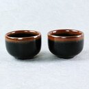 Sakebecher Yuzu Tenmoku, 2er Set