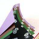 Washi Shira-Ume Origami 15 cm, durchgefärbt