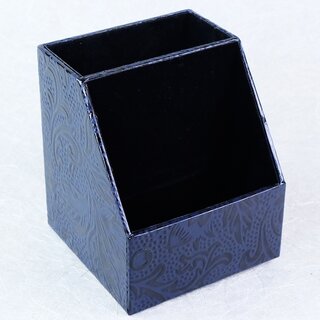 Notizzettelhalter & Stiftestnder Urushi blau oder schwarz