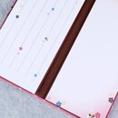 Notizblockmappe mit 2 Notizblocks, Blüten