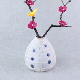Kleine Vase Mizudama, 7.5 cm hoch