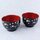 Shiruwan Eulen, 2er Set, japanische Suppenschalen