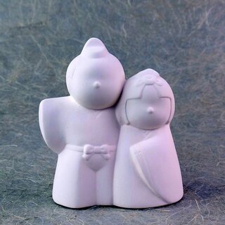 Hina-Figuren (Prinz & Prinzessin) zum selber bemalen