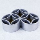 3er Shippoh mit Kenzan "Mitsuwa", 108 mm x 80 mm