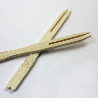 Bambusgabeln, Bambusspiee, 50 Stck