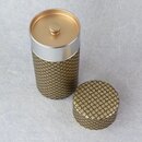 Teedose Kinmoyo gold-schwarz, 100 g Fassungsvermögen