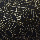 Teedose Uchiwa schwarz-gold, 200 g Fassungsvermögen