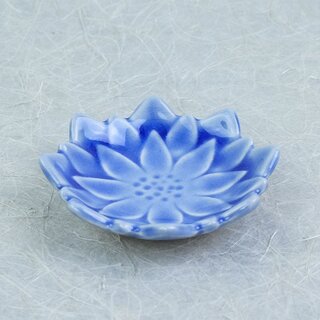 Bl�tensch�lchen Ruri Dahlia blau 6 cm �