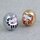 Daruma Set 4,5 cm gold+silber