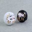 Daruma Set 4,5 cm schwarz+weiß