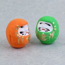Daruma Set 4,5 cm orange+hellgrün