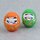 Daruma Set 4,5 cm orange+hellgrün