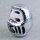 Daruma 9 cm, silber, handbemalt