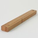 Essst�bchenbeh�lter aus Bambus 25 cm, mit Schiebedeckel