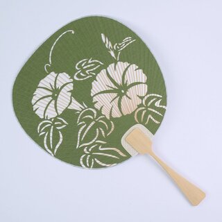 Blattf�cher Uchiwa Trichterwinde gr�n, 37,5 x 24 cm