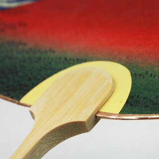 Blattf�cher Uchiwa Akafuji 26 x 17,5 cm